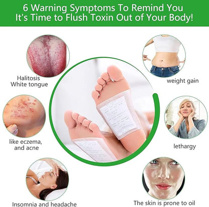 Deep Cleansing Herbal Foot Pads for Full body Detox & Natural Weight Management